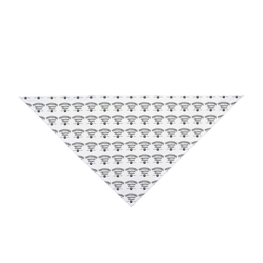 Pet Bandana Repeating Neutral Design for Dogs Professional Squirrel Chaser
