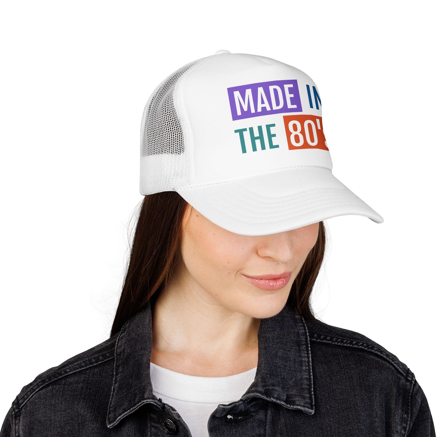 Made in the 80's Trucker Hat – Retro 1980s Foam Mesh Cap