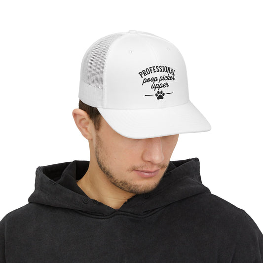 Trucker Cap Professional Poop Picker Upper Dog Lover Snapback Hat