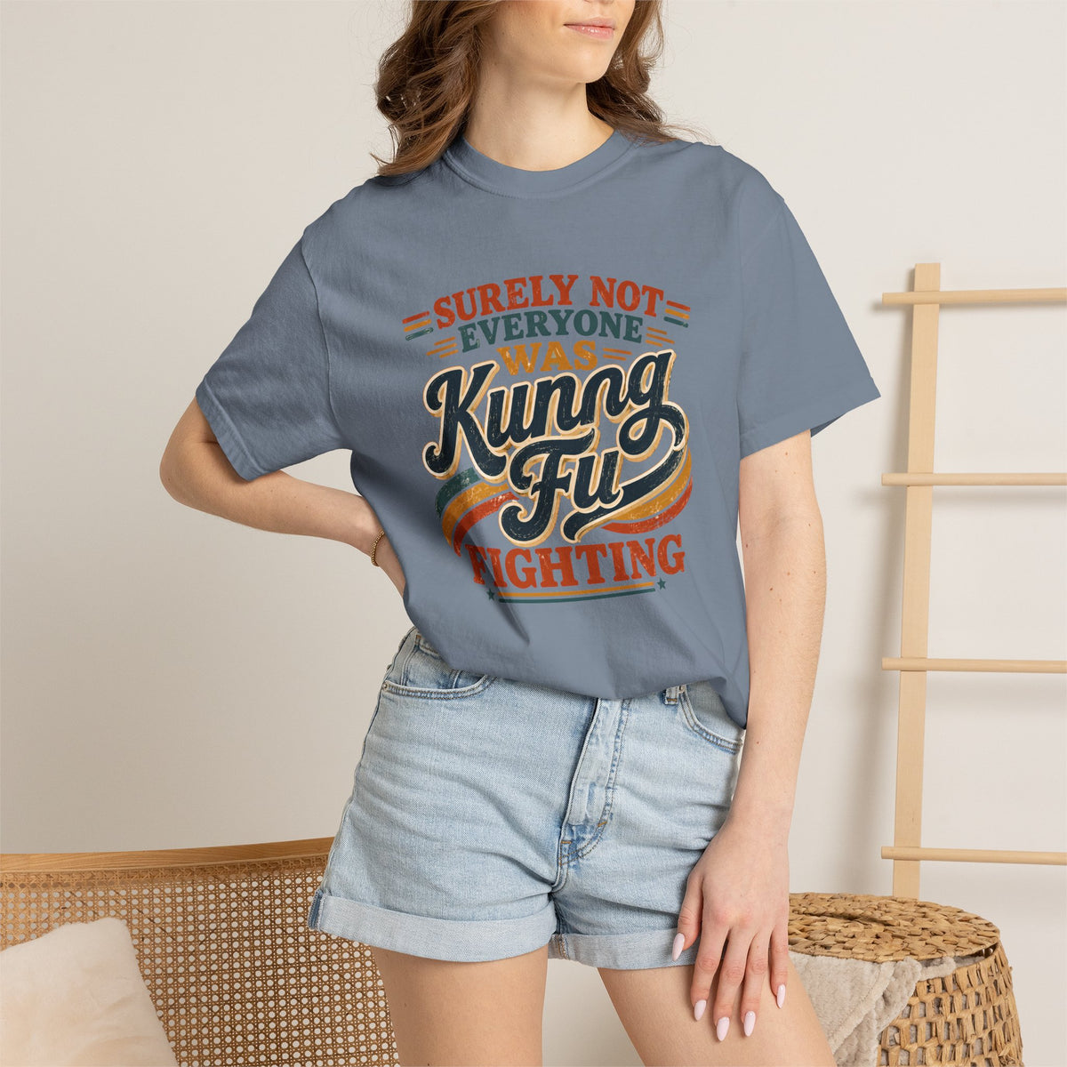 Unisex Garment-Dyed T-shirt Kung fu fighting tee