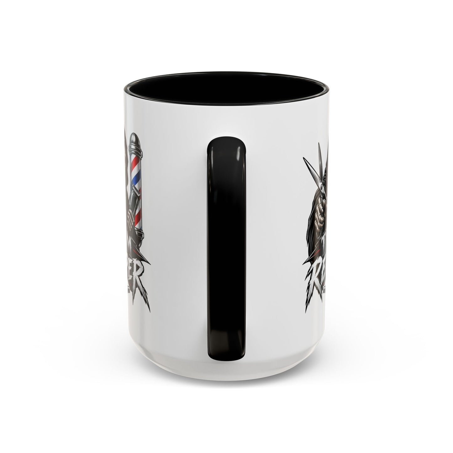 Barber 'Trim Reaper' Accent Coffee Mug – 11/15oz Gift for Barbers & Stylists
