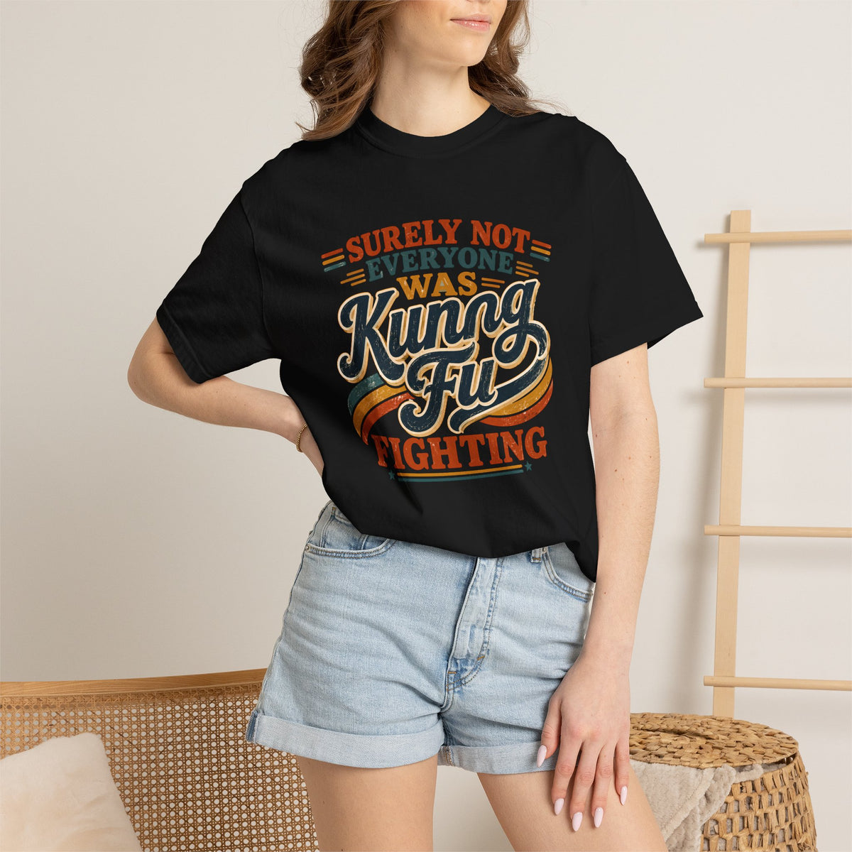 Unisex Garment-Dyed T-shirt Kung fu fighting tee