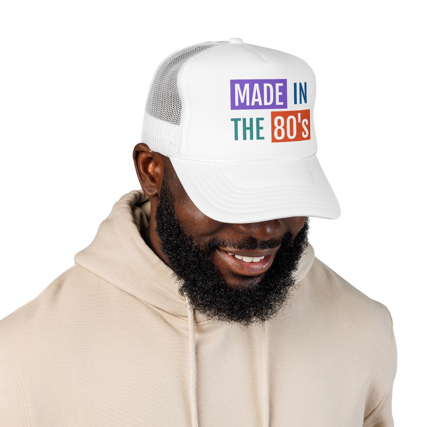 Made in the 80's Trucker Hat – Retro 1980s Foam Mesh Cap