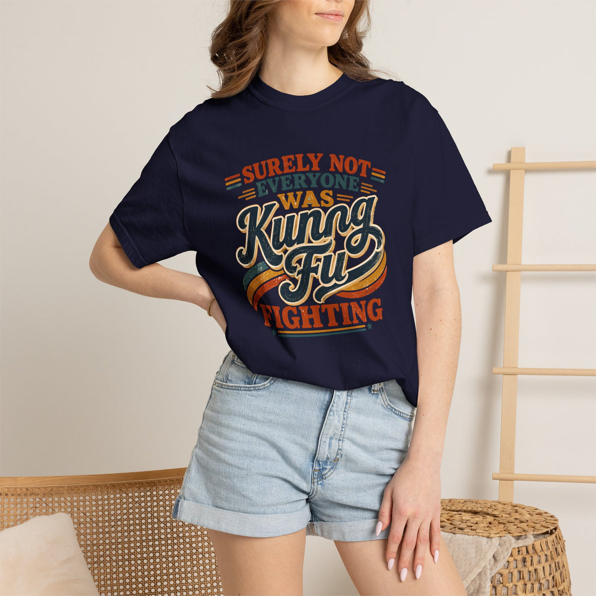 Unisex Garment-Dyed T-shirt Kung fu fighting tee