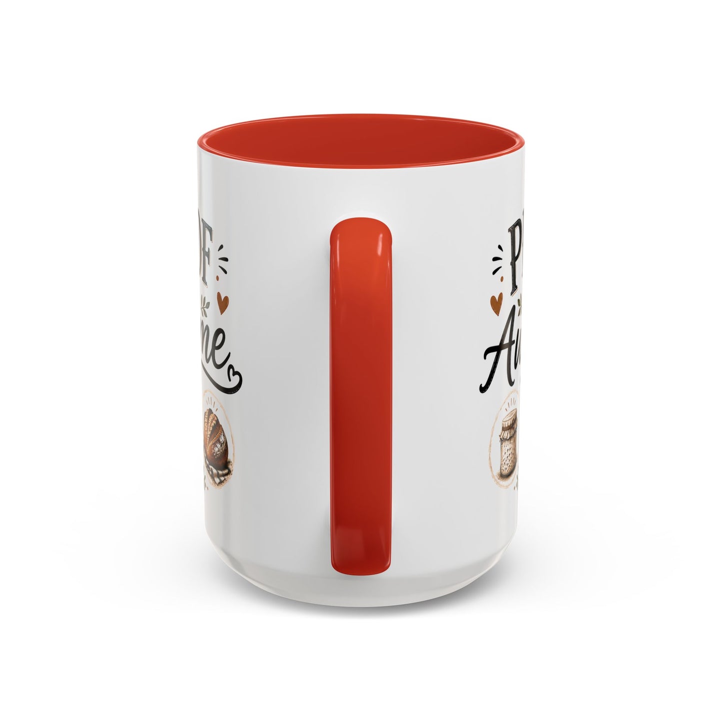 Sour Dough Bread Coffee Mug - "Proof That I’m Awesome" Rustic Bakery Design (15 oz Mug)