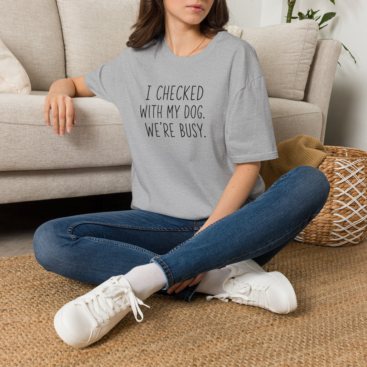Unisex Softstyle T-Shirt I checked with my dog we’re busy