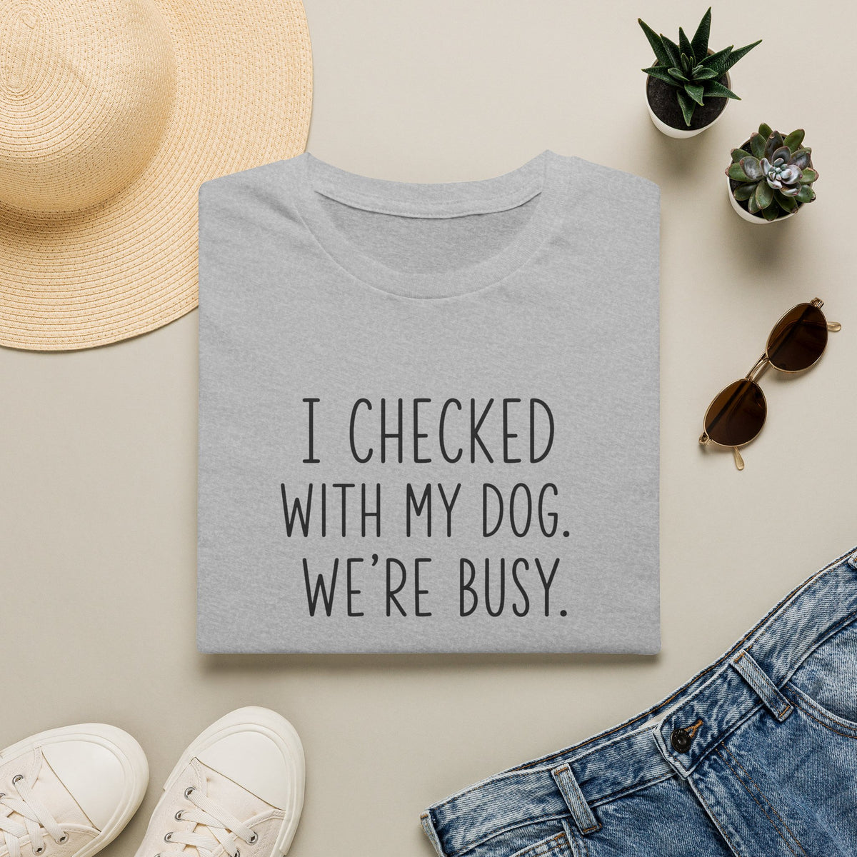 Unisex Softstyle T-Shirt I checked with my dog we’re busy