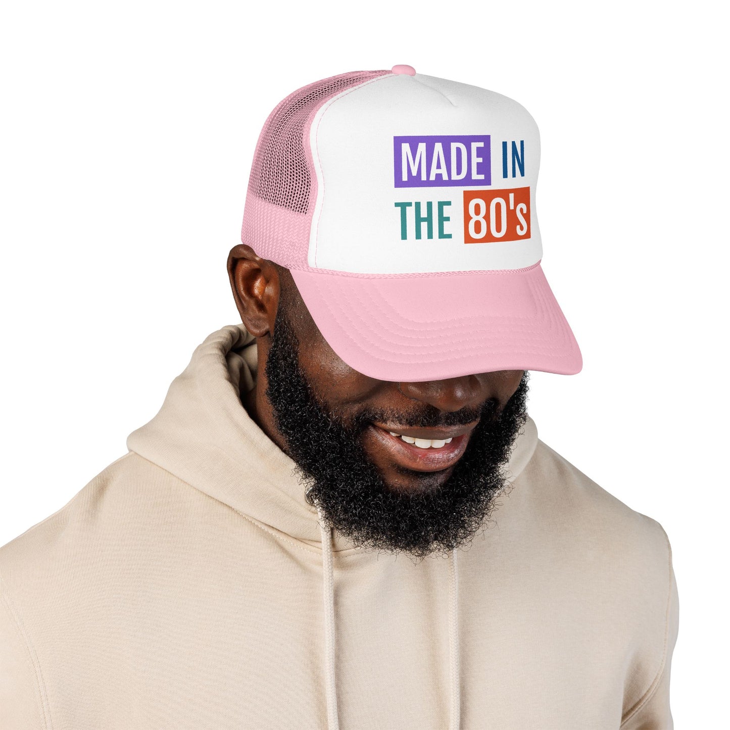 Made in the 80's Trucker Hat – Retro 1980s Foam Mesh Cap