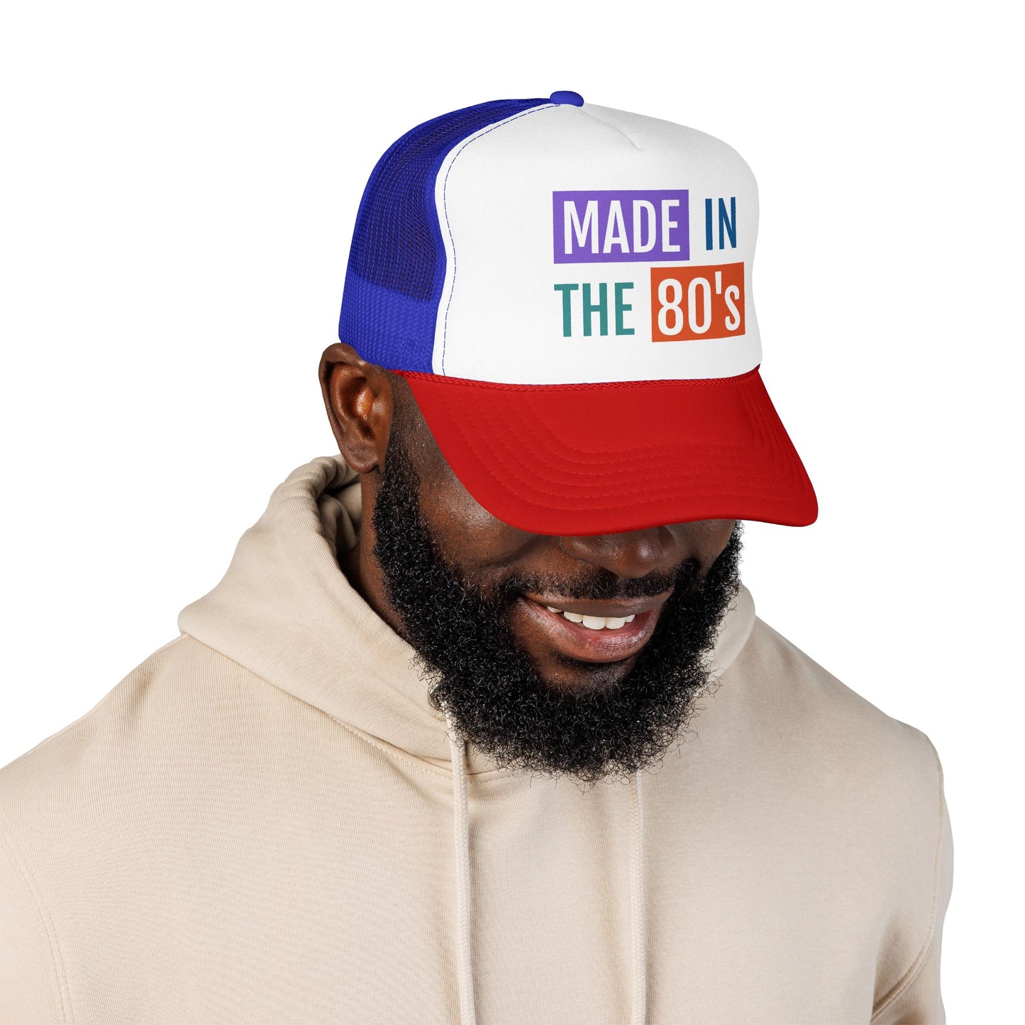 Made in the 80's Trucker Hat – Retro 1980s Foam Mesh Cap