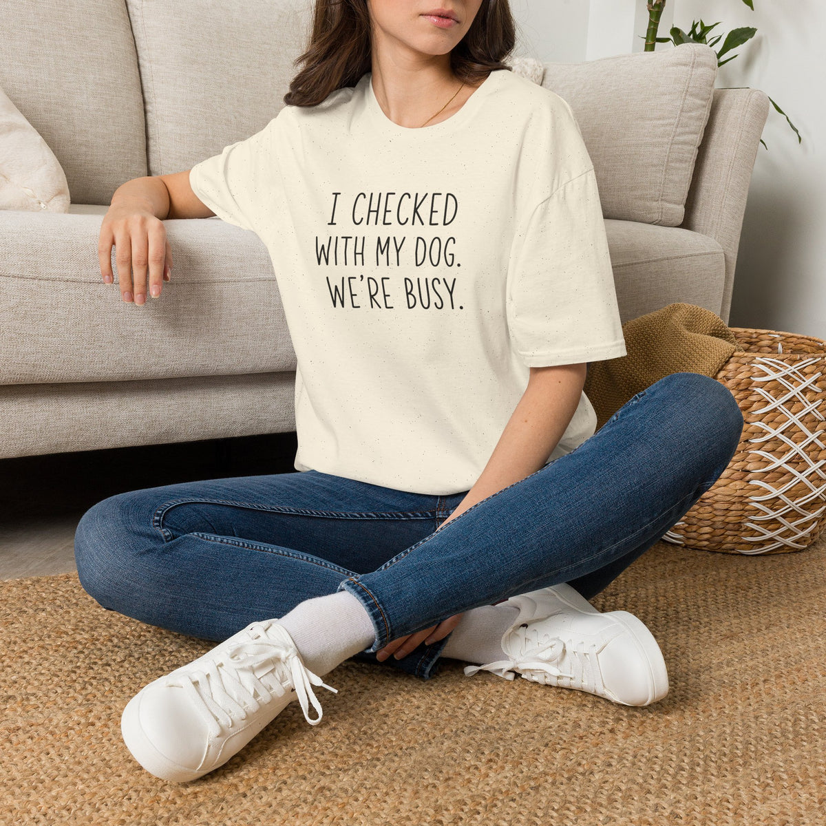 Unisex Softstyle T-Shirt I checked with my dog we’re busy