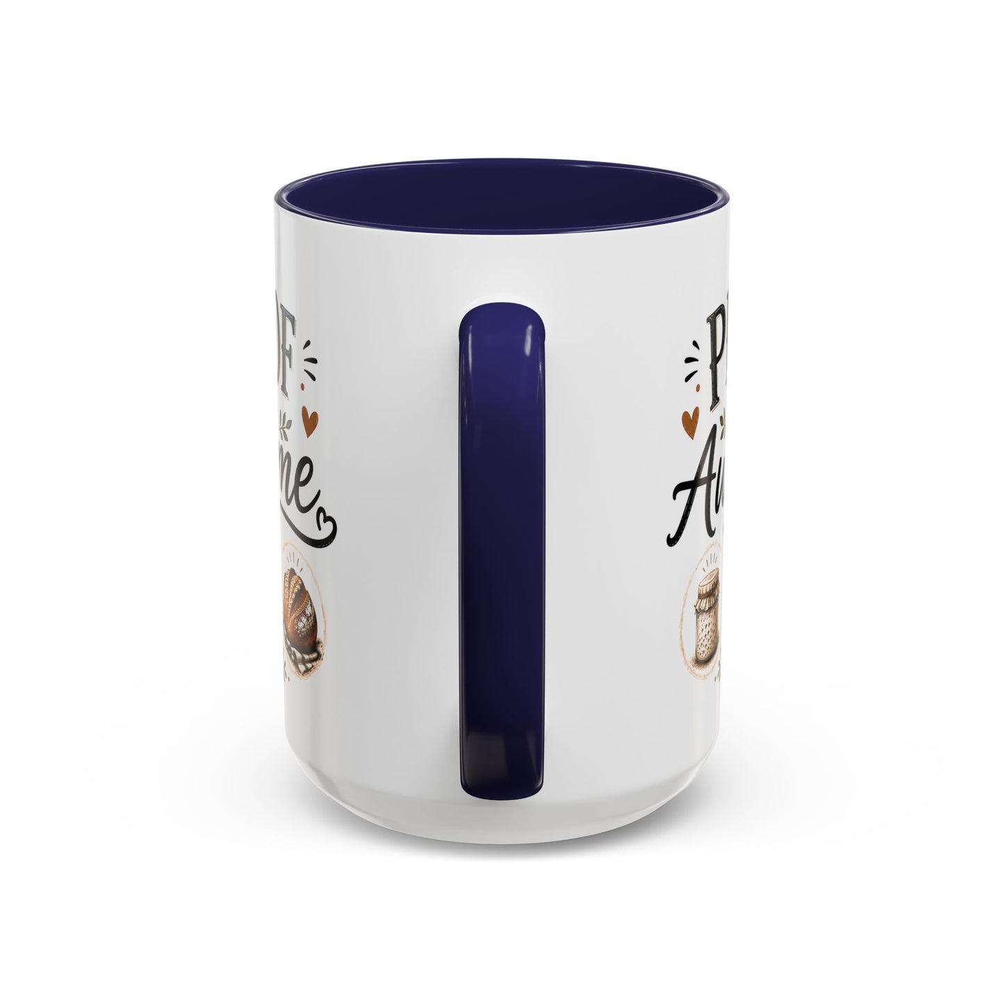Sour Dough Bread Coffee Mug - "Proof That I’m Awesome" Rustic Bakery Design (15 oz Mug)