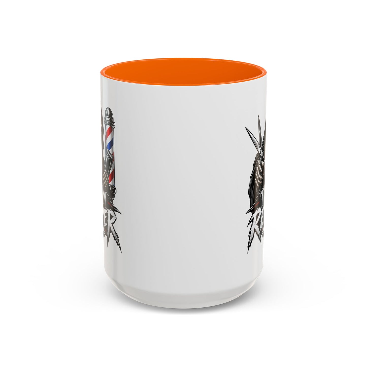 Barber 'Trim Reaper' Accent Coffee Mug – 11/15oz Gift for Barbers & Stylists