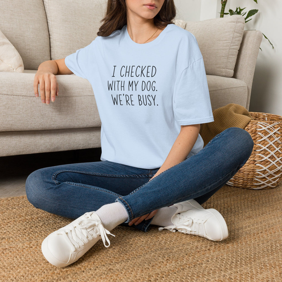 Unisex Softstyle T-Shirt I checked with my dog we’re busy