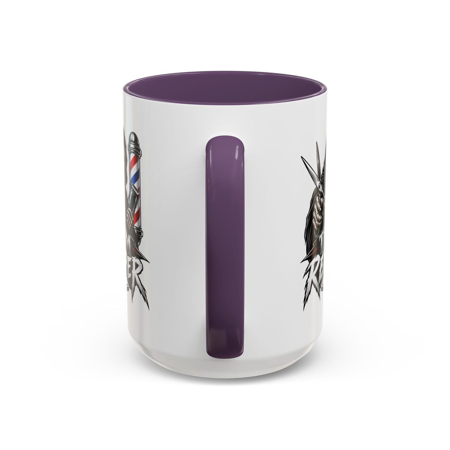 Barber 'Trim Reaper' Accent Coffee Mug – 11/15oz Gift for Barbers & Stylists