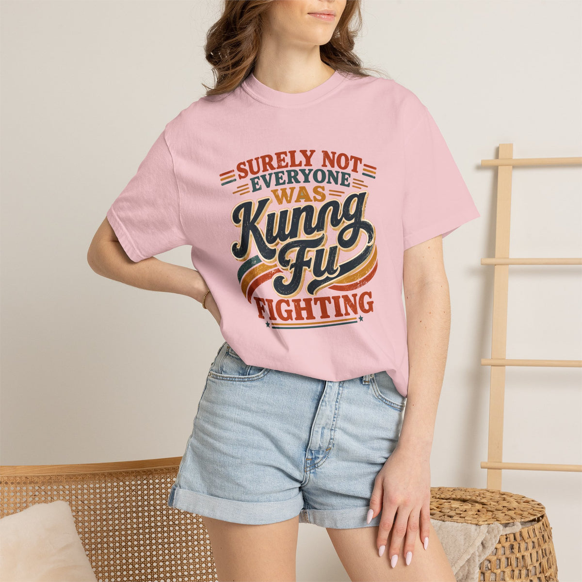 Unisex Garment-Dyed T-shirt Kung fu fighting tee
