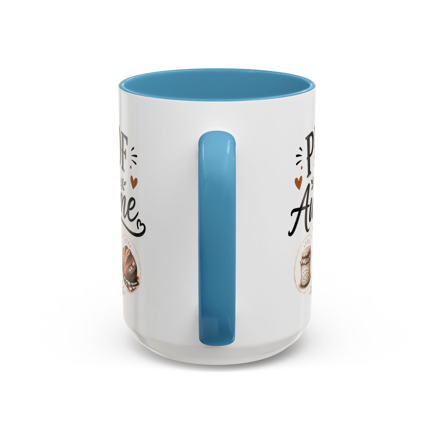 Sour Dough Bread Coffee Mug - "Proof That I’m Awesome" Rustic Bakery Design (15 oz Mug)