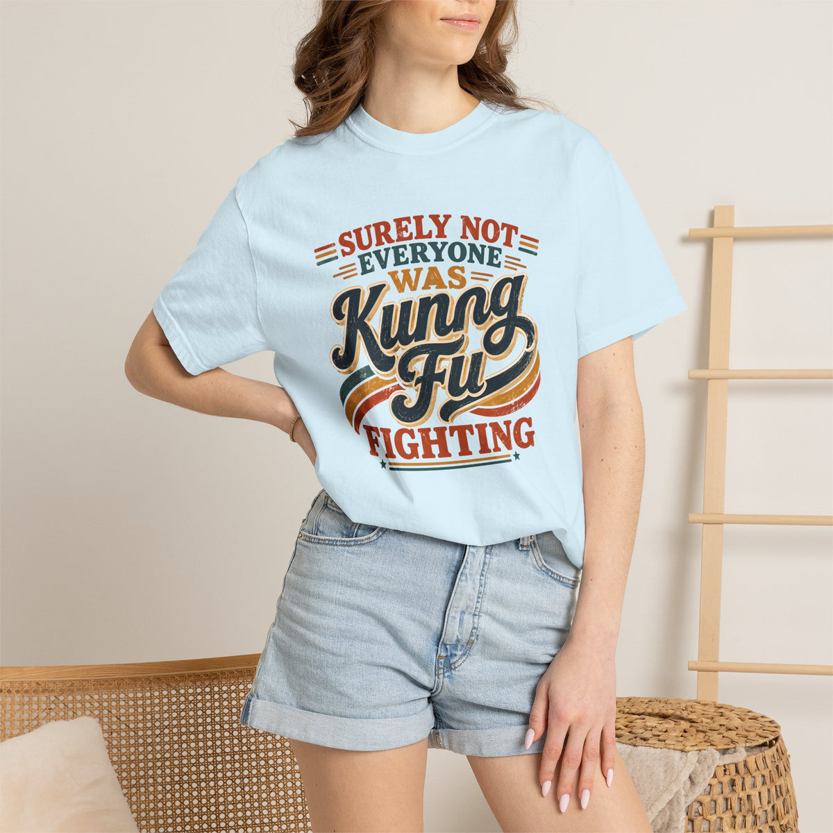 Unisex Garment-Dyed T-shirt Kung fu fighting tee
