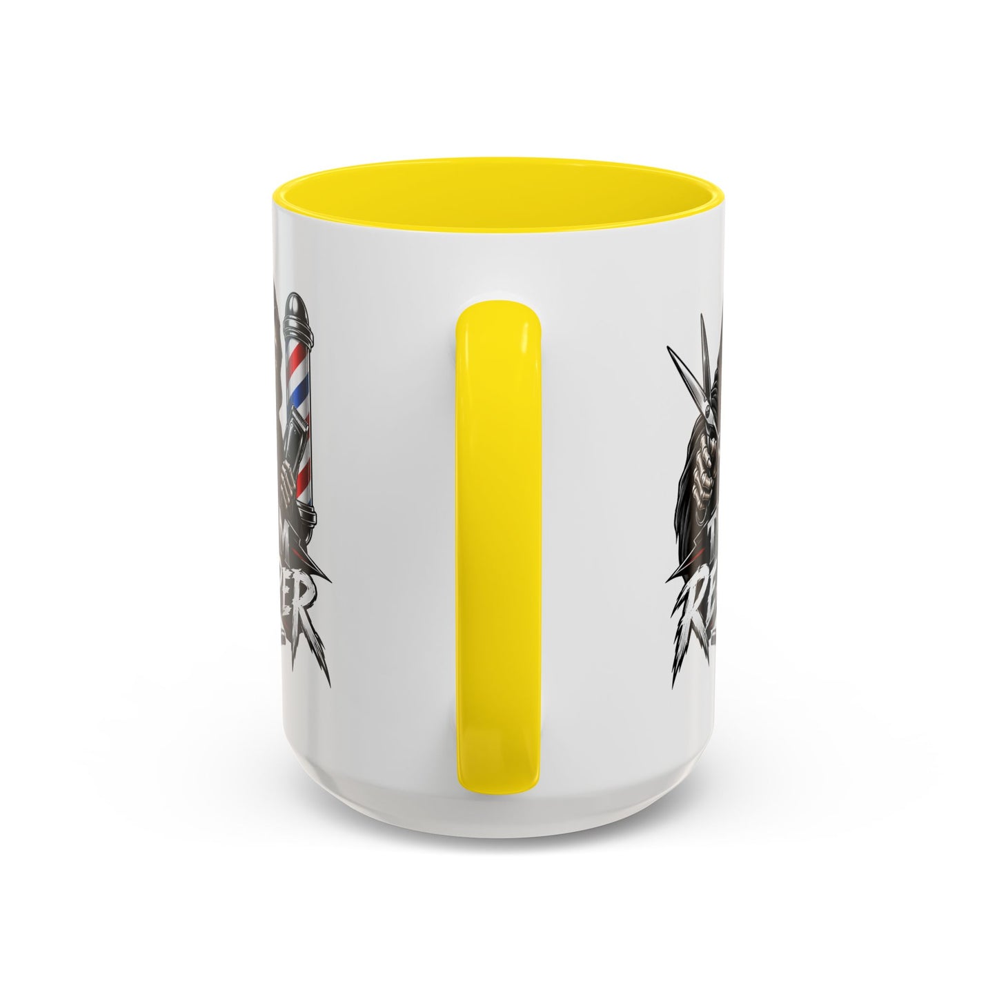 Barber 'Trim Reaper' Accent Coffee Mug – 11/15oz Gift for Barbers & Stylists