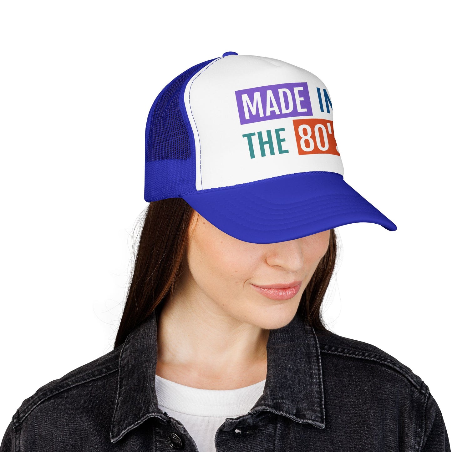 Made in the 80's Trucker Hat – Retro 1980s Foam Mesh Cap