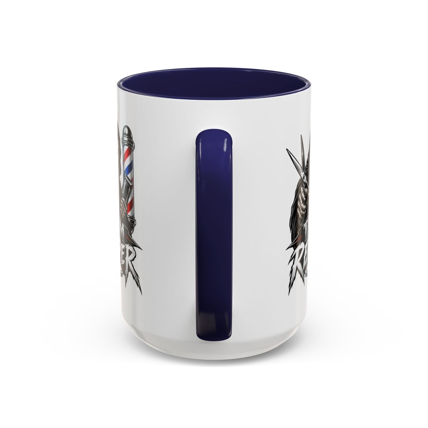 Barber 'Trim Reaper' Accent Coffee Mug – 11/15oz Gift for Barbers & Stylists