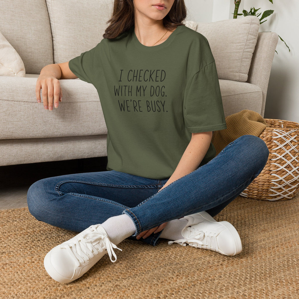 Unisex Softstyle T-Shirt I checked with my dog we’re busy