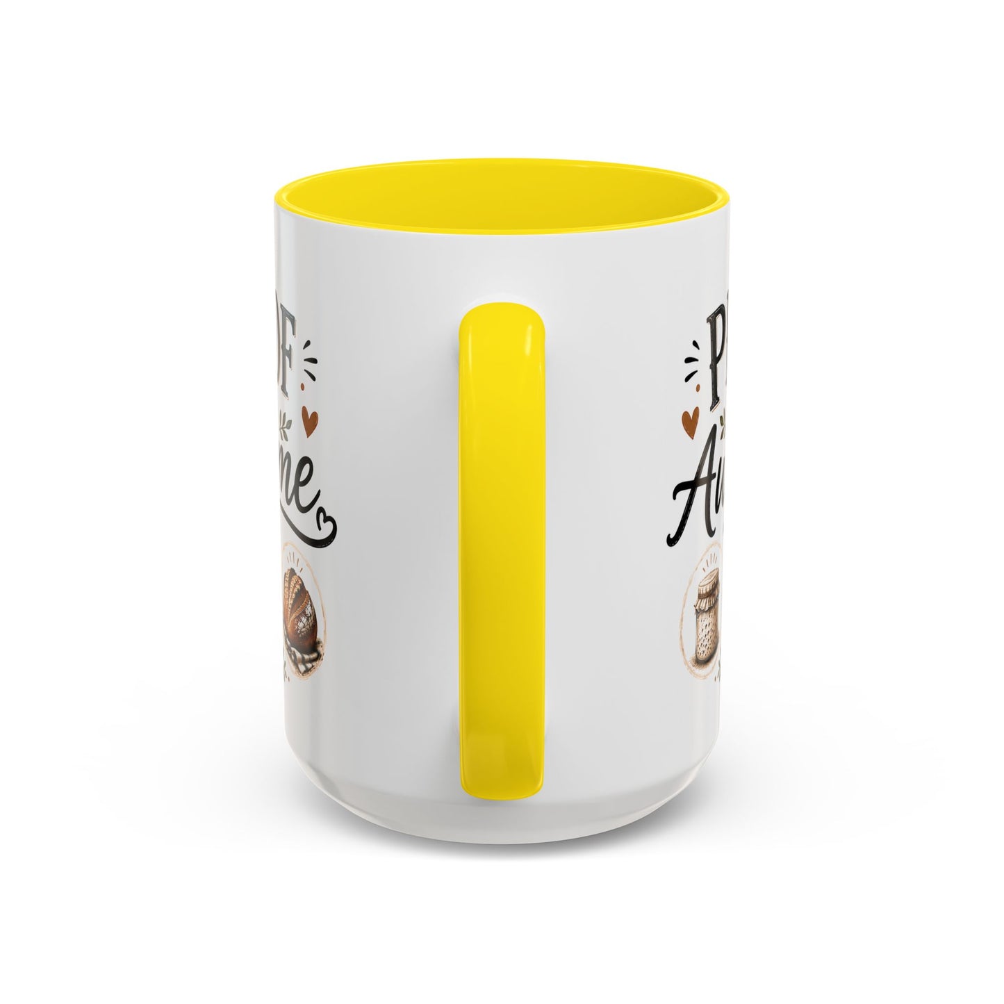 Sour Dough Bread Coffee Mug - "Proof That I’m Awesome" Rustic Bakery Design (15 oz Mug)