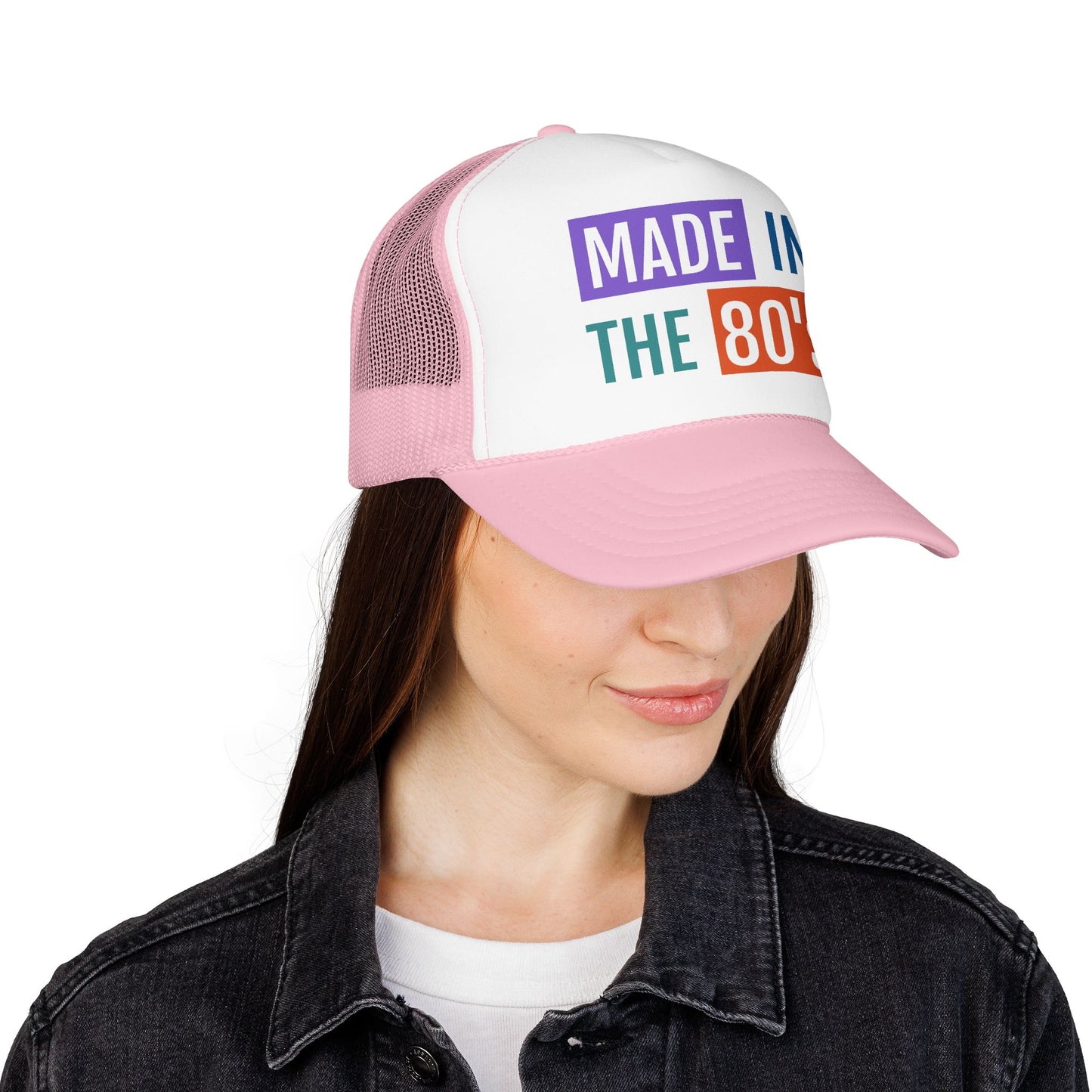 Made in the 80's Trucker Hat – Retro 1980s Foam Mesh Cap
