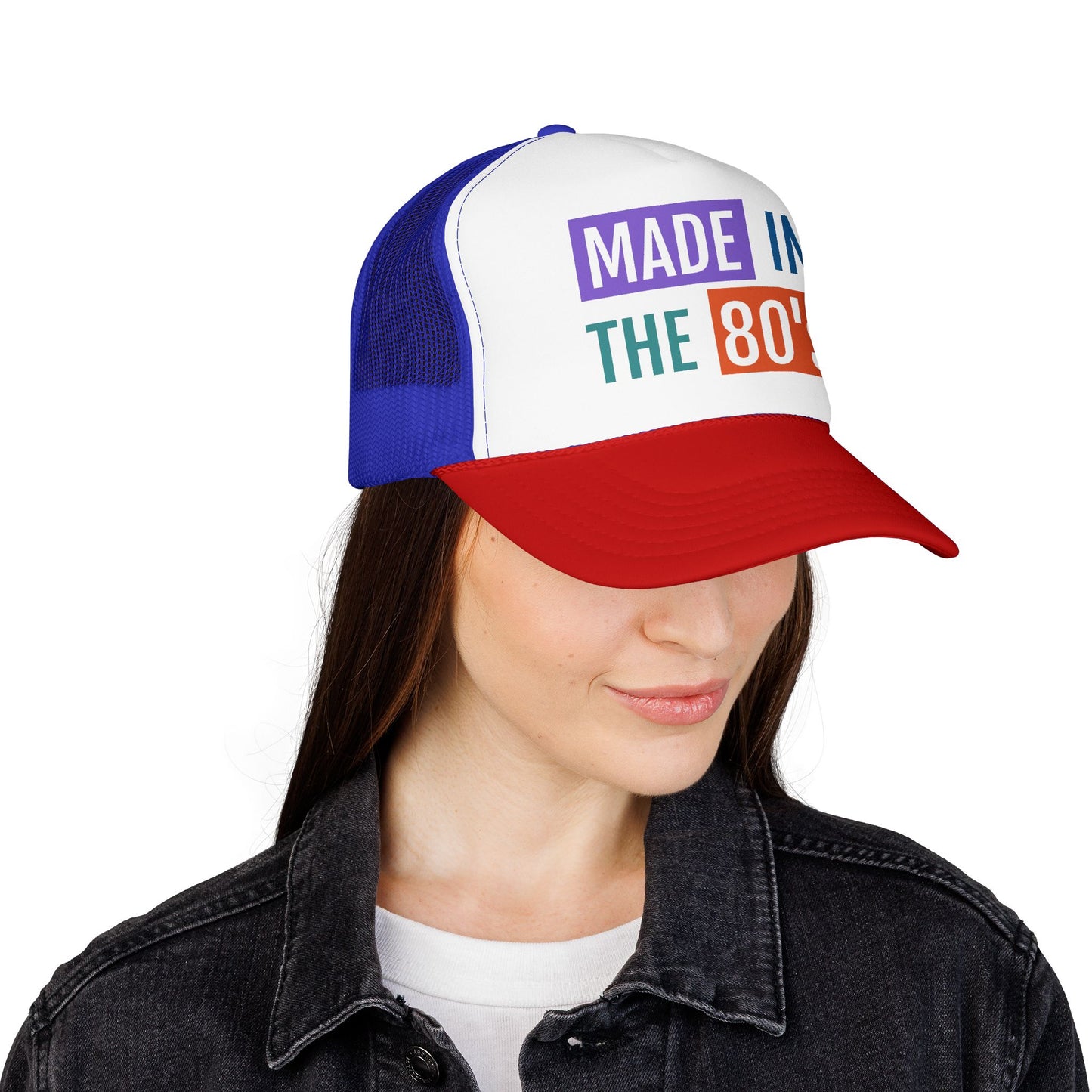 Made in the 80's Trucker Hat – Retro 1980s Foam Mesh Cap