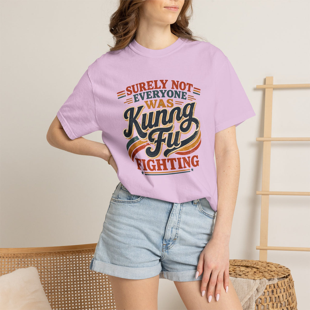 Unisex Garment-Dyed T-shirt Kung fu fighting tee