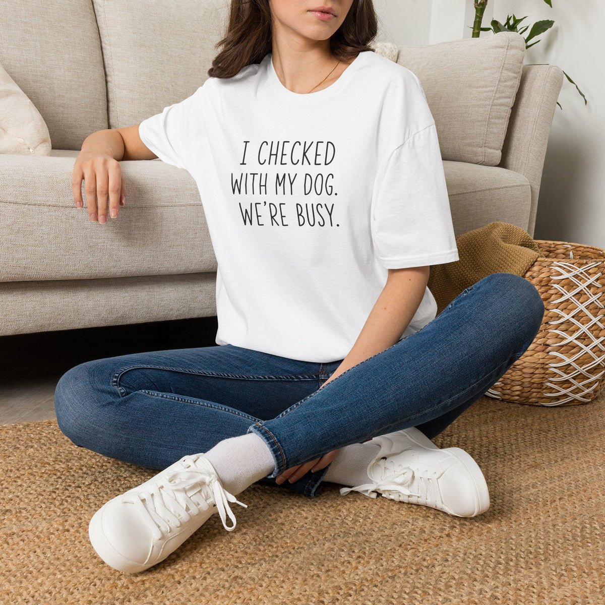 Unisex Softstyle T-Shirt I checked with my dog we’re busy