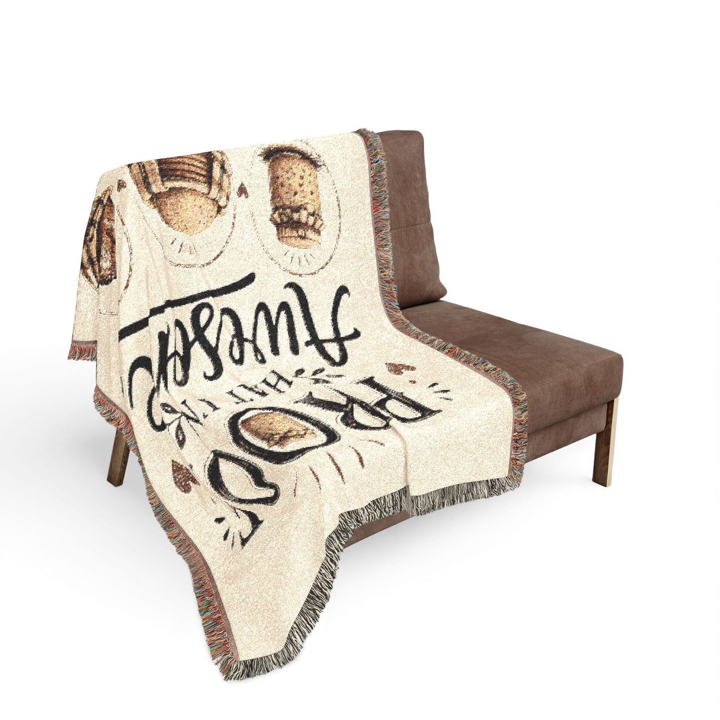 Sour Dough Bread Maker Woven Blanket - Proof That I’m Awesome Decorative Throw Blanket