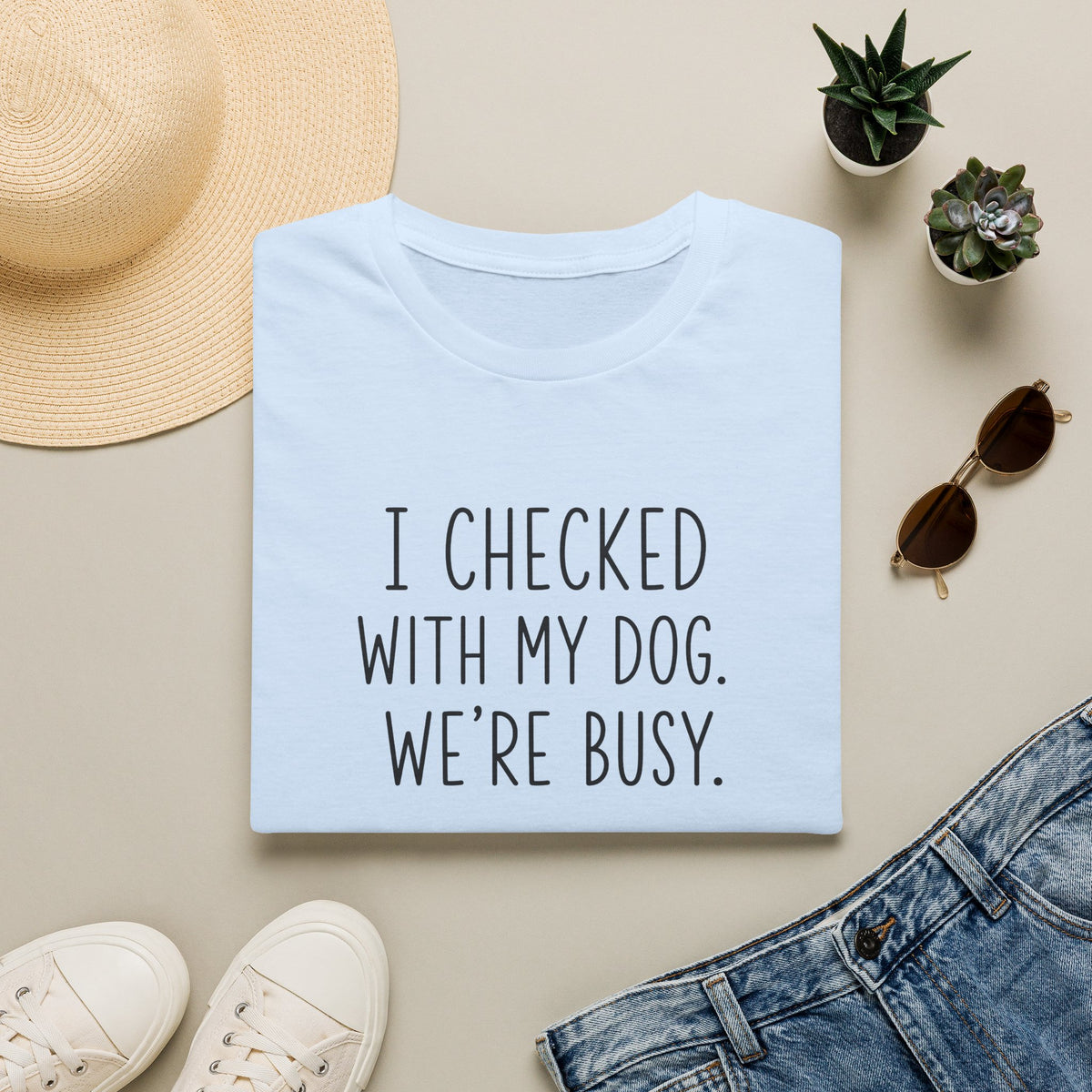 Unisex Softstyle T-Shirt I checked with my dog we’re busy