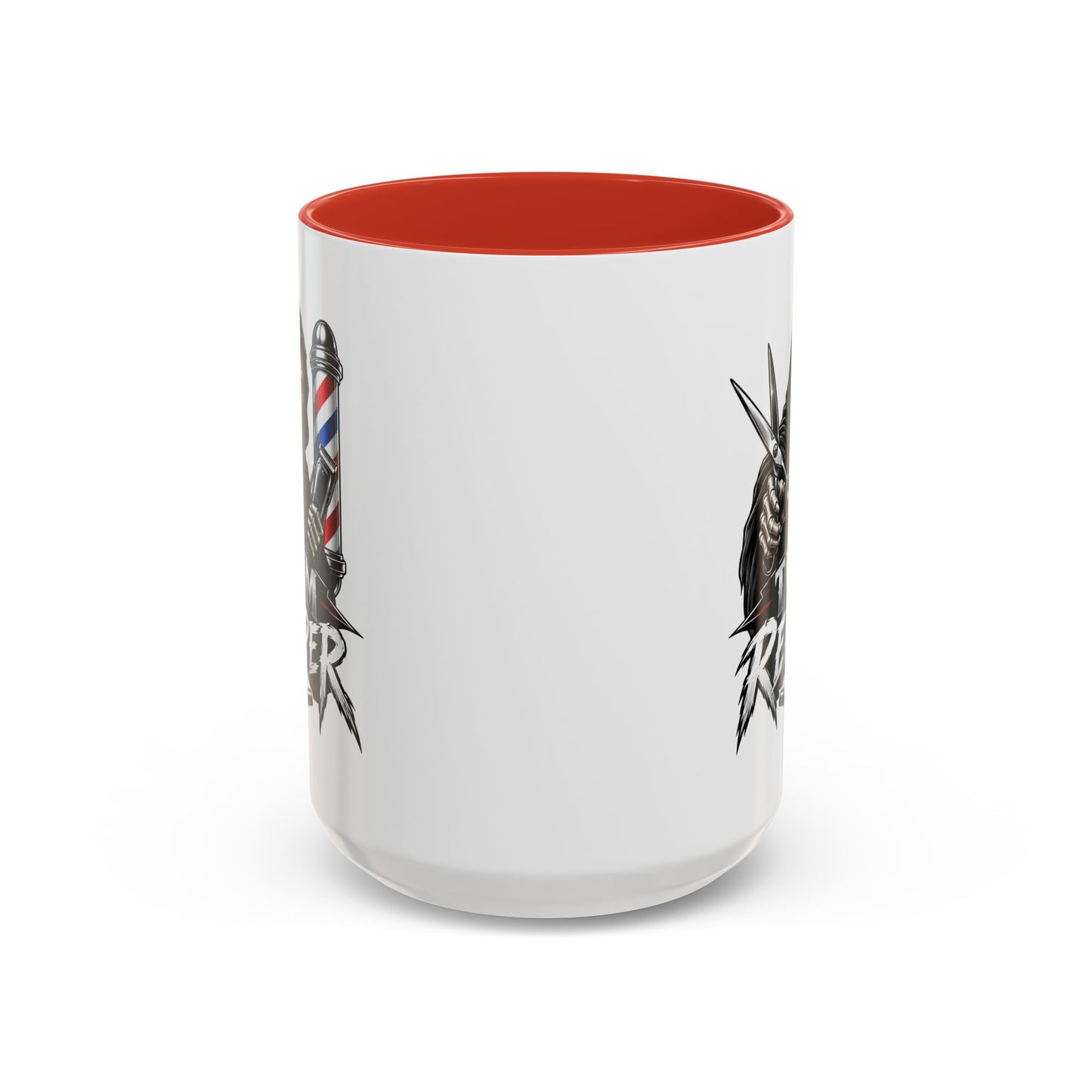 Barber 'Trim Reaper' Accent Coffee Mug – 11/15oz Gift for Barbers & Stylists