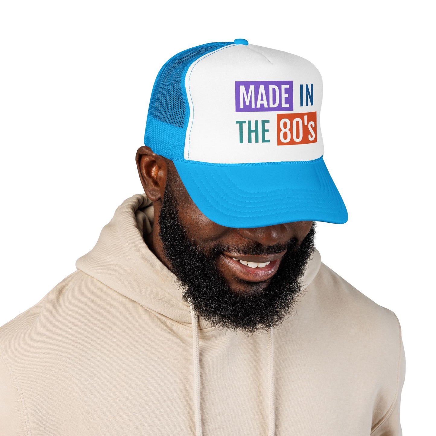 Made in the 80's Trucker Hat – Retro 1980s Foam Mesh Cap
