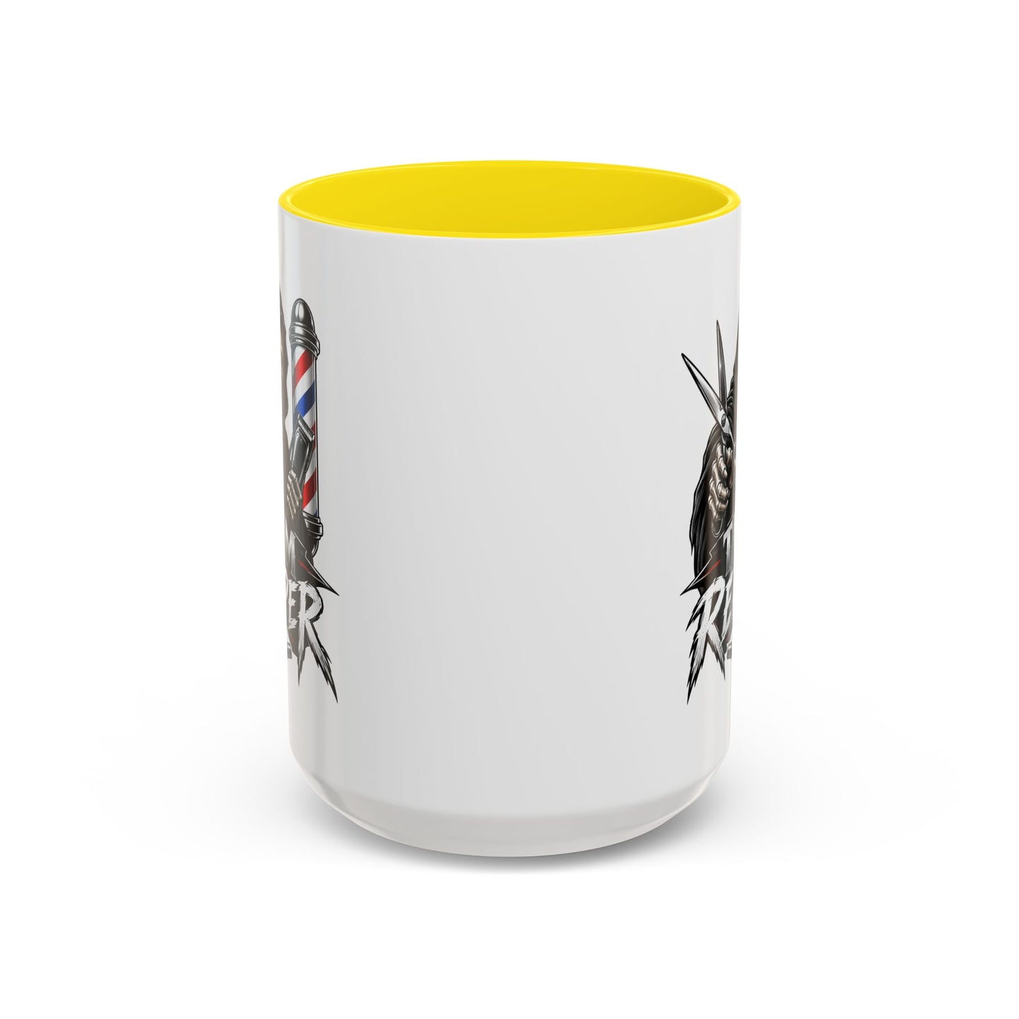 Barber 'Trim Reaper' Accent Coffee Mug – 11/15oz Gift for Barbers & Stylists
