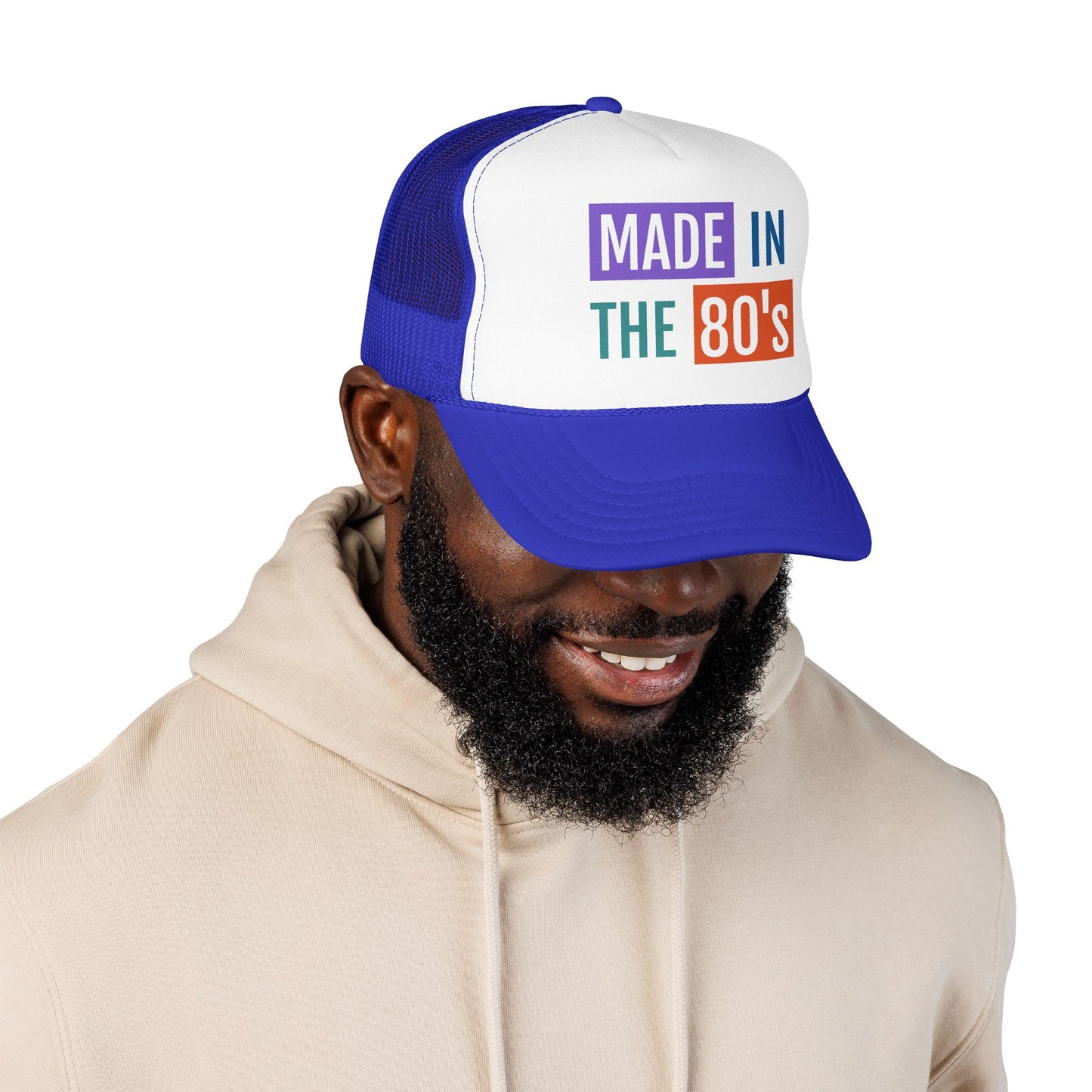 Made in the 80's Trucker Hat – Retro 1980s Foam Mesh Cap