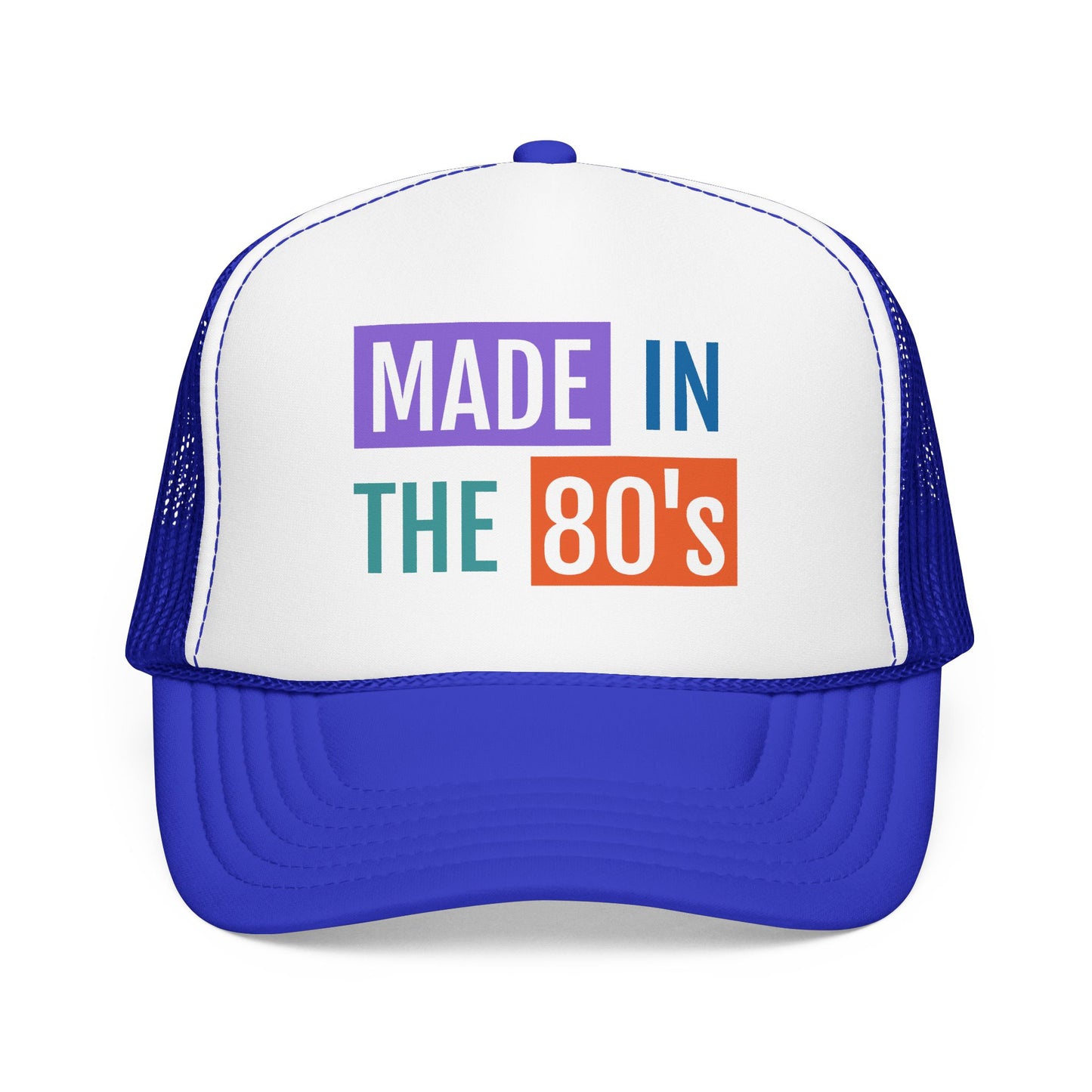 Made in the 80's Trucker Hat – Retro 1980s Foam Mesh Cap