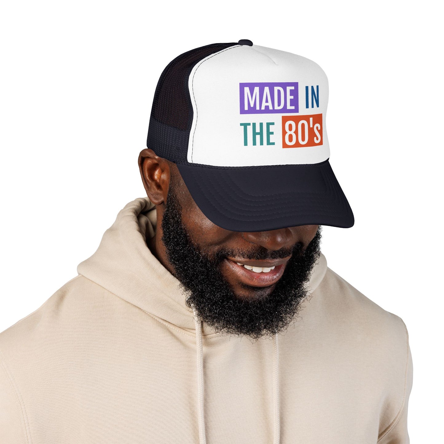 Made in the 80's Trucker Hat – Retro 1980s Foam Mesh Cap