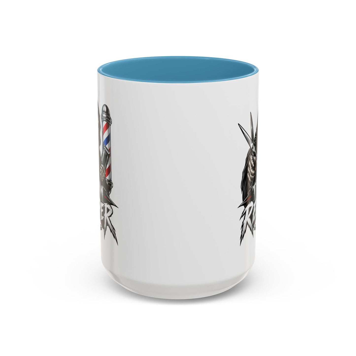Barber 'Trim Reaper' Accent Coffee Mug – 11/15oz Gift for Barbers & Stylists