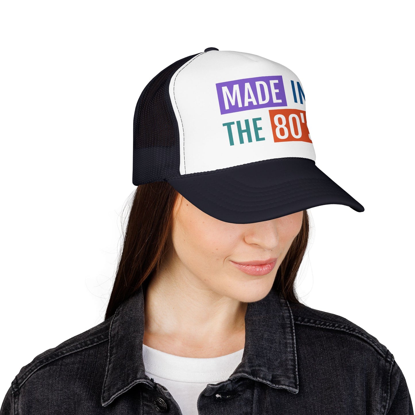 Made in the 80's Trucker Hat – Retro 1980s Foam Mesh Cap