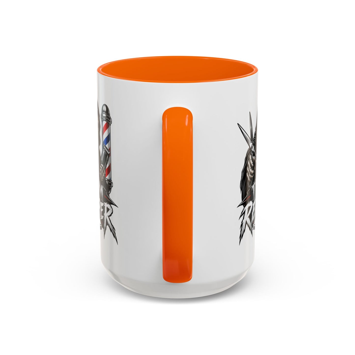 Barber 'Trim Reaper' Accent Coffee Mug – 11/15oz Gift for Barbers & Stylists
