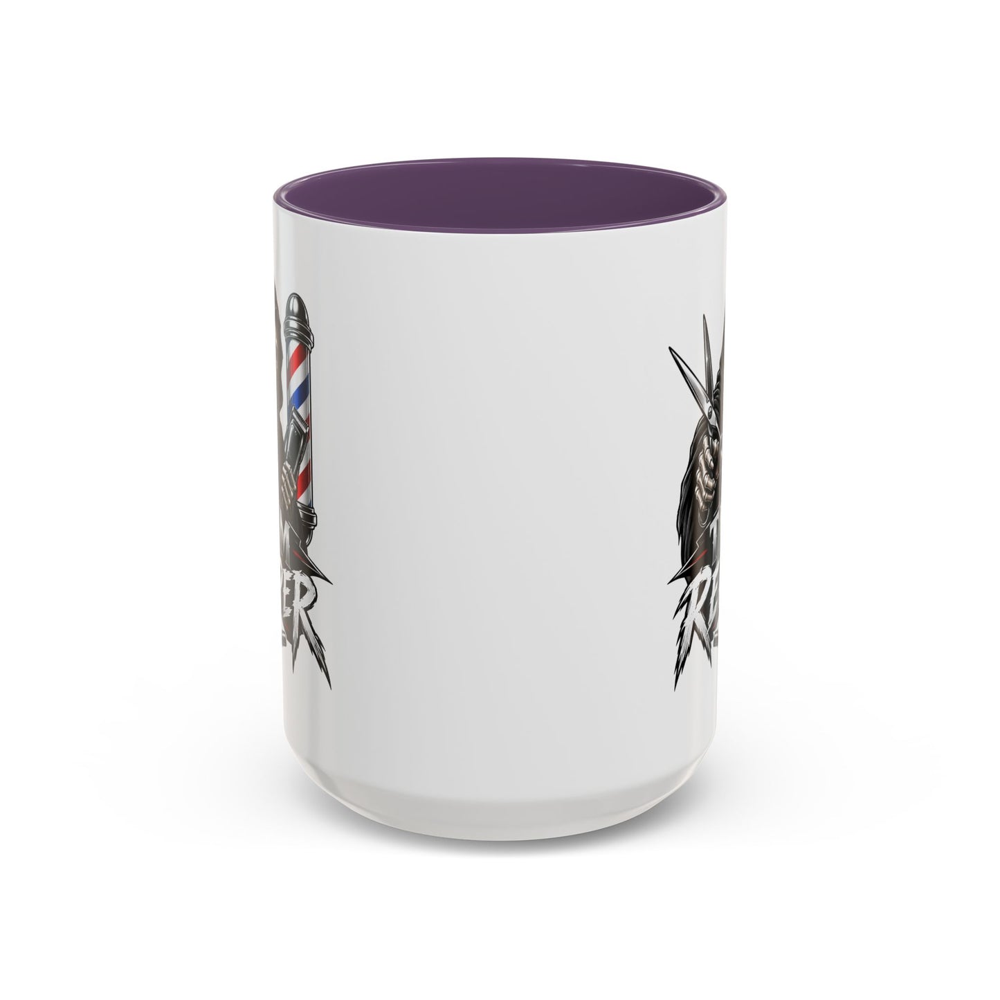 Barber 'Trim Reaper' Accent Coffee Mug – 11/15oz Gift for Barbers & Stylists