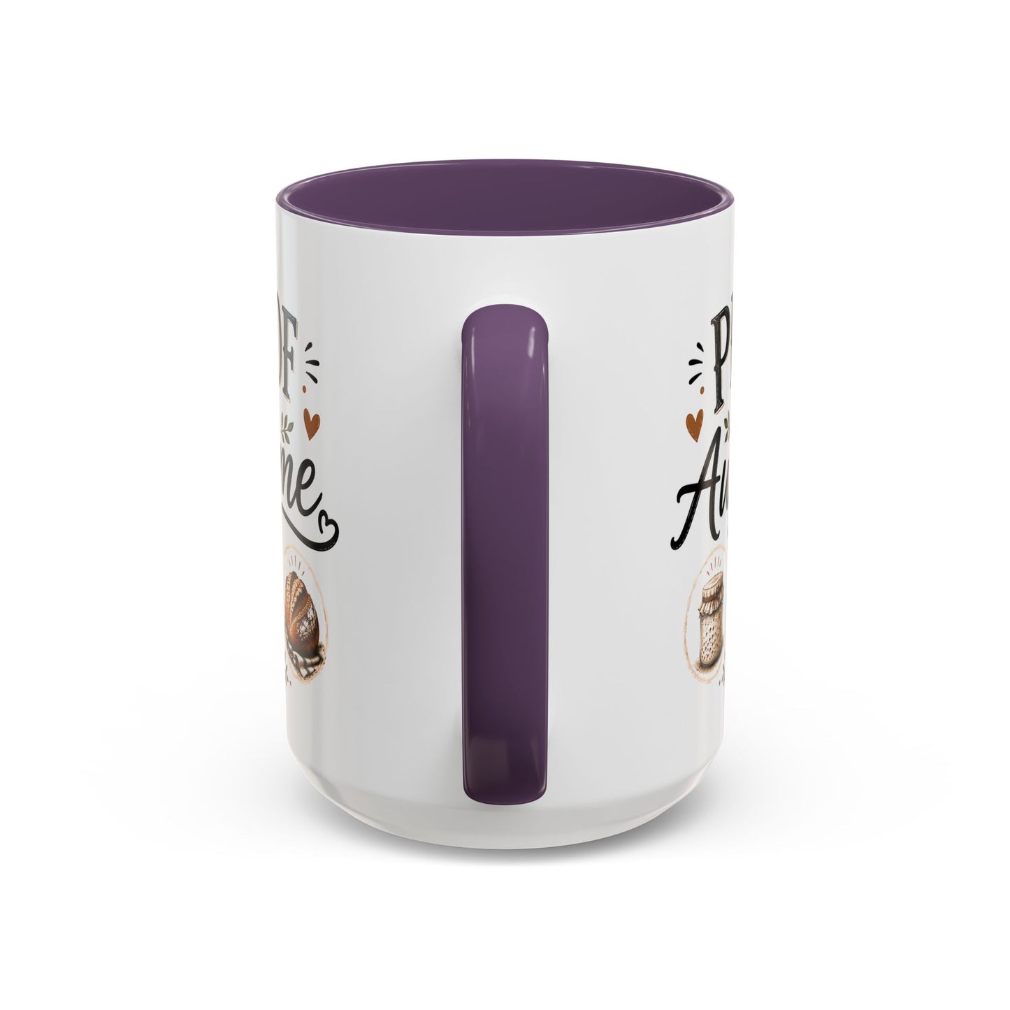 Sour Dough Bread Coffee Mug - "Proof That I’m Awesome" Rustic Bakery Design (15 oz Mug)