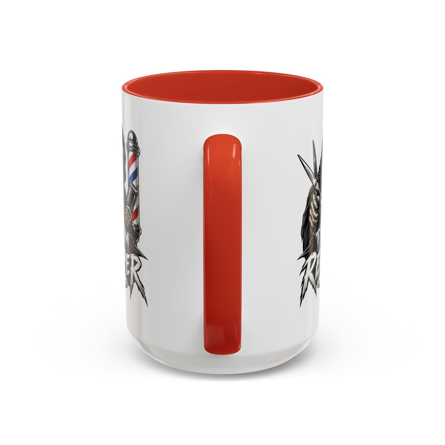 Barber 'Trim Reaper' Accent Coffee Mug – 11/15oz Gift for Barbers & Stylists