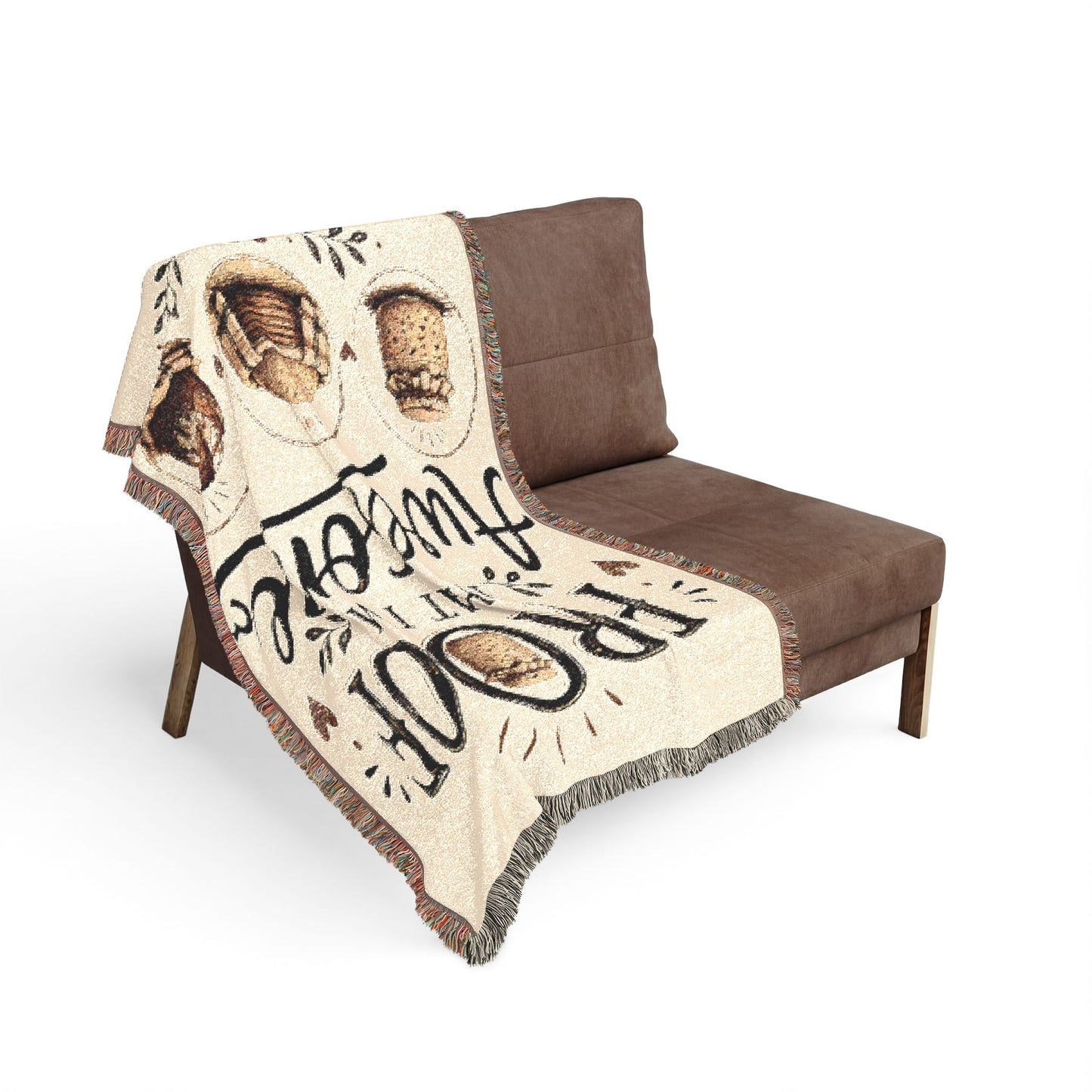 Sour Dough Bread Maker Woven Blanket - Proof That I’m Awesome Decorative Throw Blanket