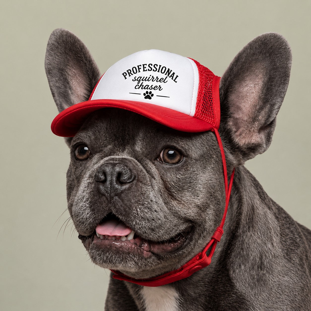 Dog Foam Trucker Hat Professional Squirrel Chaser
